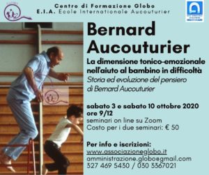 Scopri di più sull'articolo Seminario Online con Bernard Aucouturier